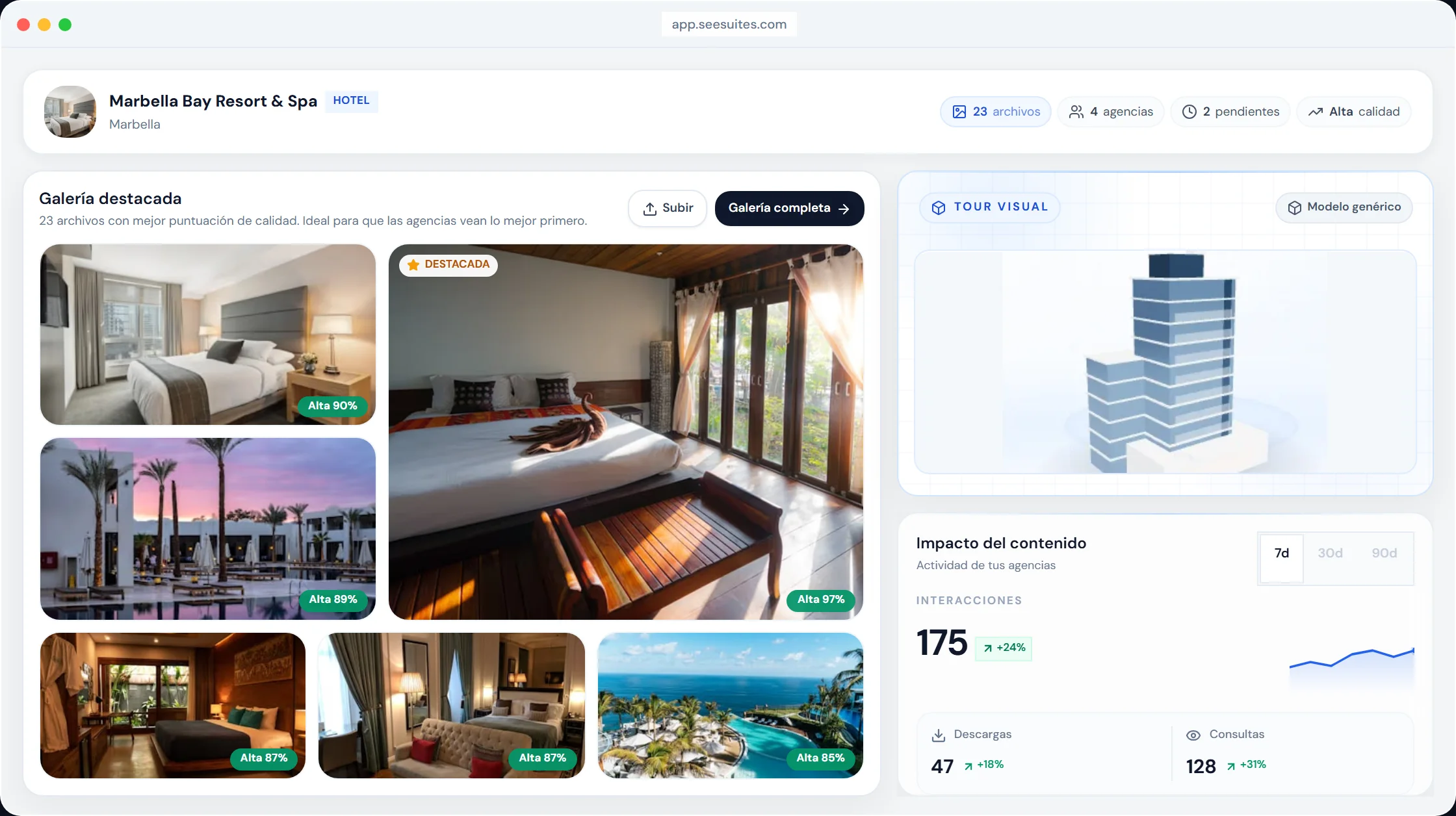 SeeSuites — Dashboard