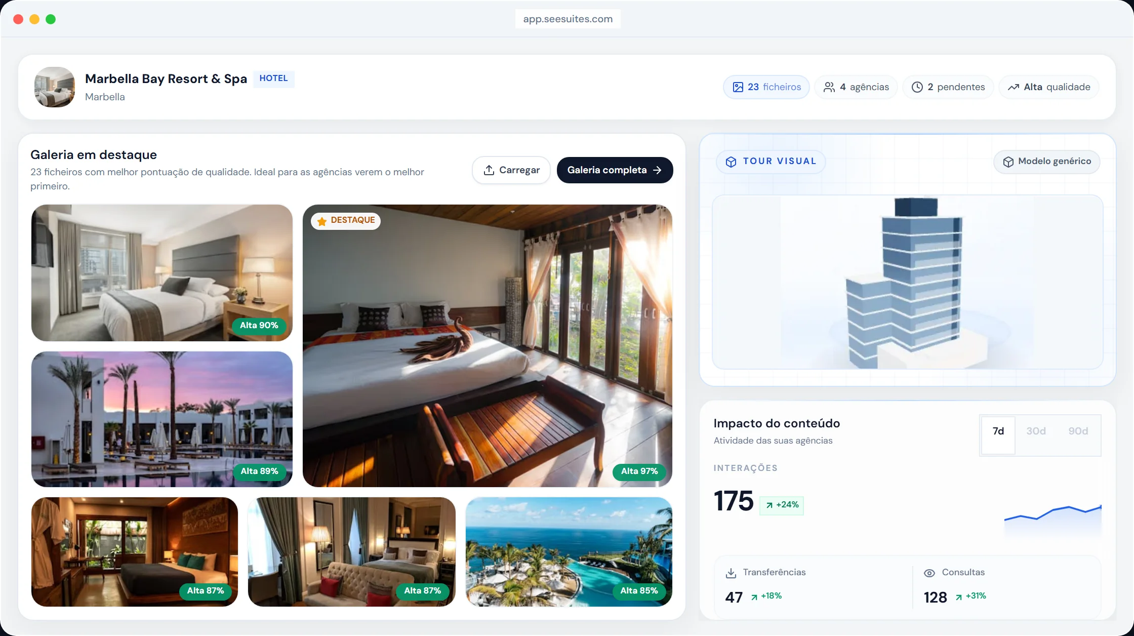 SeeSuites — Dashboard